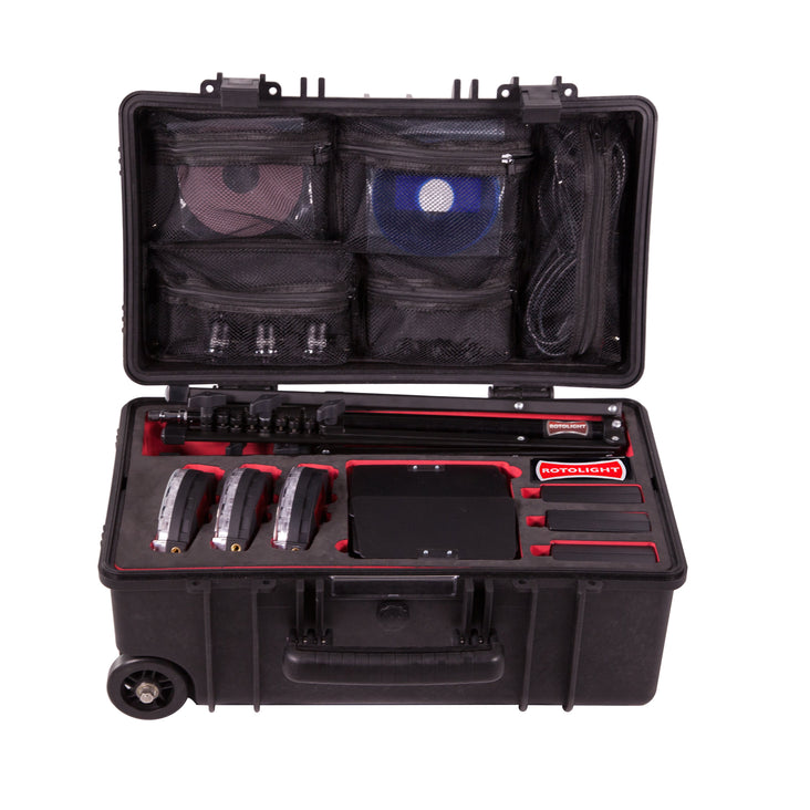 Rotolight NEO 2 LED Three Light Kit Including Stands & Hard Case