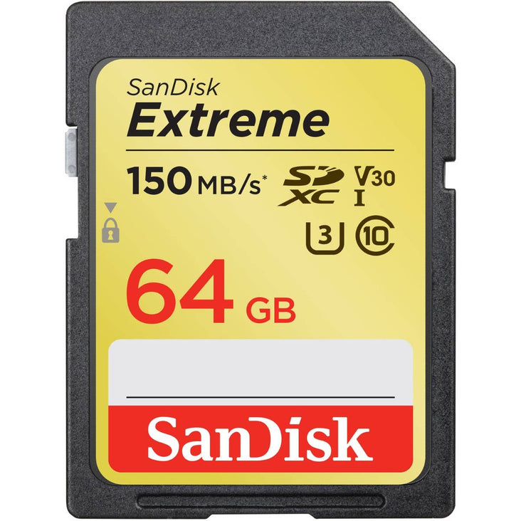 Sandisk Extreme SDXC 64GB Card 150MB/s