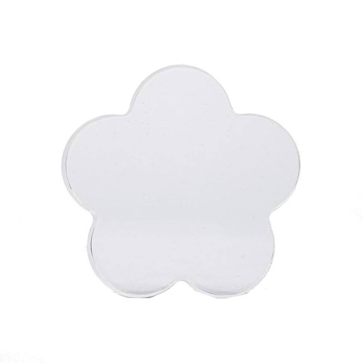 Scalloped Flower Edge Acrylic Styling Prop Block 8cm/3.1" For Photography & Flat Lays