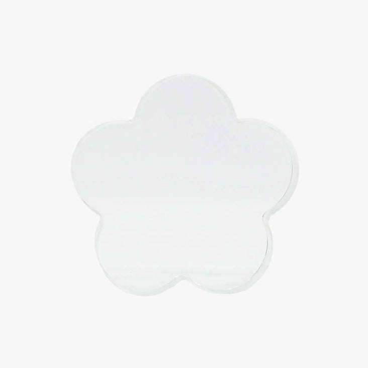Scalloped Flower Edge Acrylic Styling Prop Block 8cm/3.1" For Photography & Flat Lays