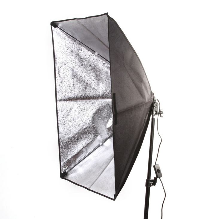 Single Rectangle Softbox Photography Studio Light Set (50x70cm) E27 50W (DEMO STOCK)