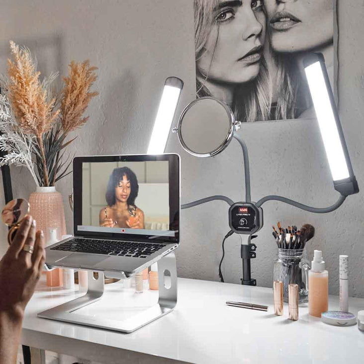 Spectrum "ALLURELITE"  Lash and Brow Specialist Pro Beauty LED Industry Duo Lighting Kit