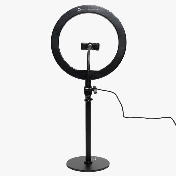 10" Black LED Table Top Ring Light - Opaluxe