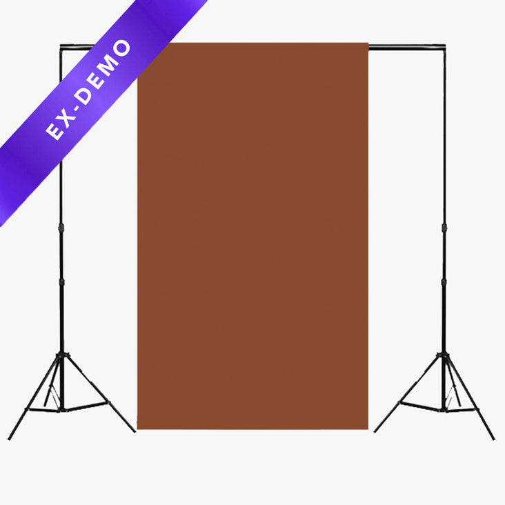 Spectrum Mochaccino Brown Non-Reflective Half Length Paper Roll Backdrop (1.36 x 10M) (DEMO STOCK)