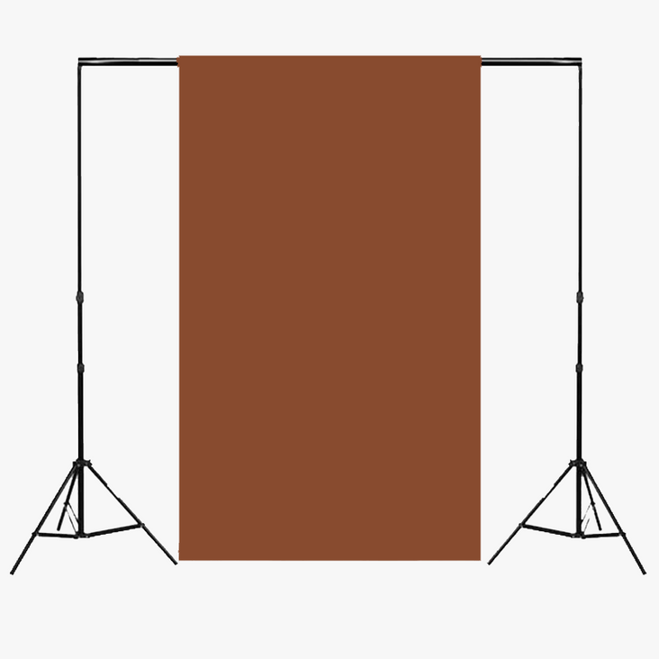 Spectrum Mochaccino Brown Non-Reflective Half Length Paper Roll Backdrop (1.36 x 10M) (DEMO STOCK)