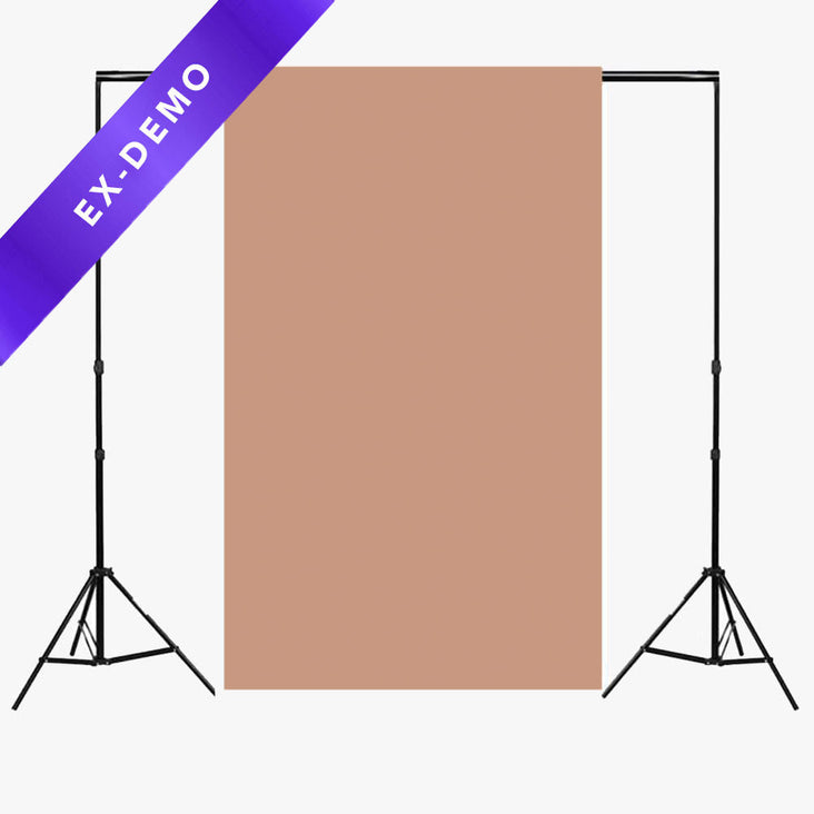 Spectrum Non-Reflective Half Paper Roll Backdrop (1.36 x 10M) - Moroccan Clay Brown (DEMO STOCK)