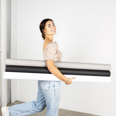 'Studio Staples' Collection Half Width Photography Paper Backdrop Set (1.36 x 10M) - Bundle