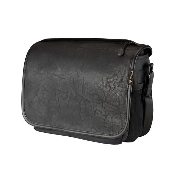 Tenba Switch 8 Camera Bag - Black/Black Faux Leather