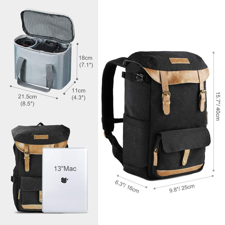 Travel Multi-Function Camera Backpack 'Komorebi'
