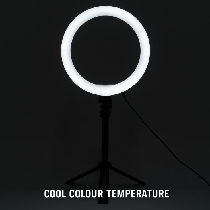 10" / 25cm LED Ring Light Portable Zoom Meeting Desk RGB - Unicorn