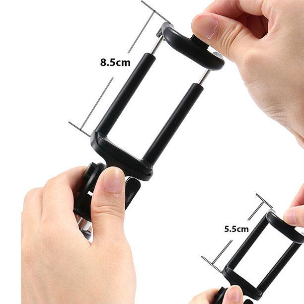Universal Extendable Selfie Stick Monopod Tripod for Android iOS iPhone 6 6S 7 Plus (Black)
