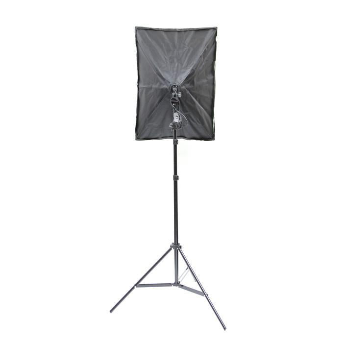 Volkwell Double Rectangle Softbox 2 x 135W Bulb Continuous Lighting Kit