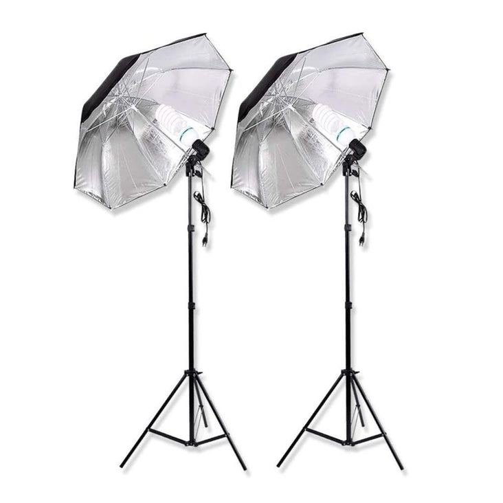 Volkwell Double Umbrella Lighting Kit With 2 x 125W Bulb