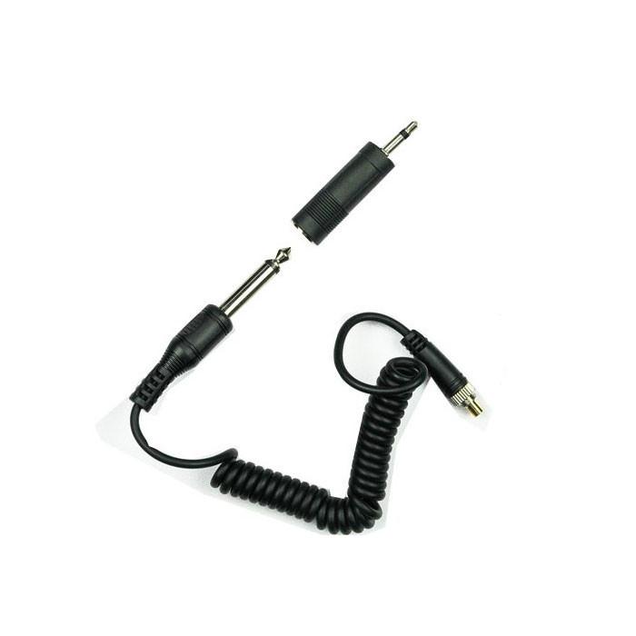 Yongnuo LS-PC635 PC Sync to 6.35mm Cable with 3.5mm Adapter