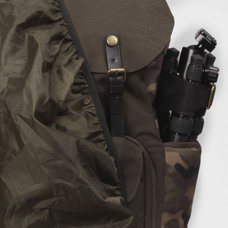 Zkin Raw Yeti Camouflage Green DSLR Camera Backpack Bag